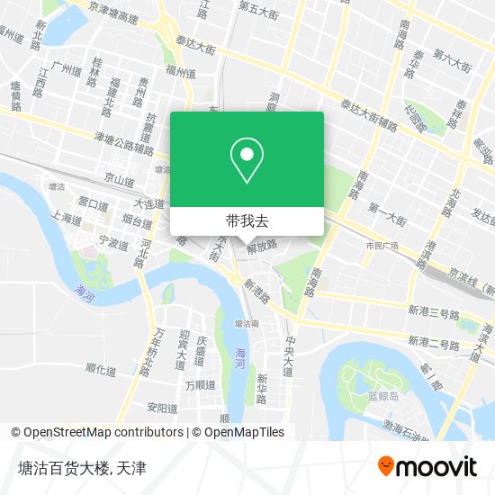 塘沽百货大楼地图