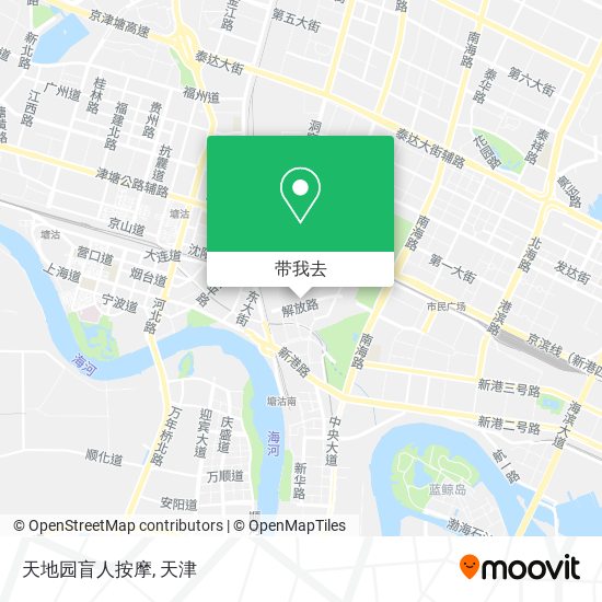 天地园盲人按摩地图