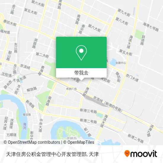 天津住房公积金管理中心开发管理部地图
