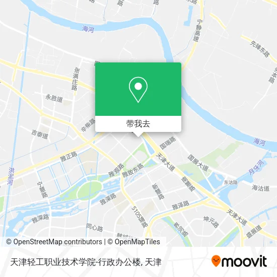 天津轻工职业技术学院-行政办公楼地图