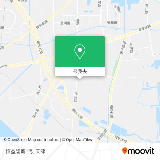 恒益隆庭1号地图