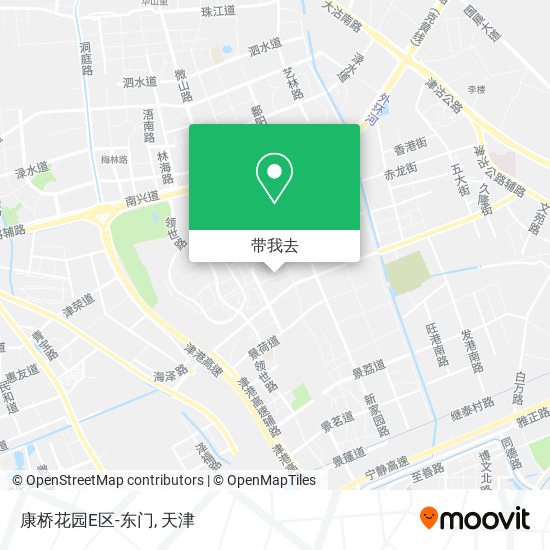康桥花园E区-东门地图