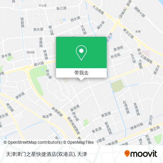 天津津门之星快捷酒店(双港店)地图