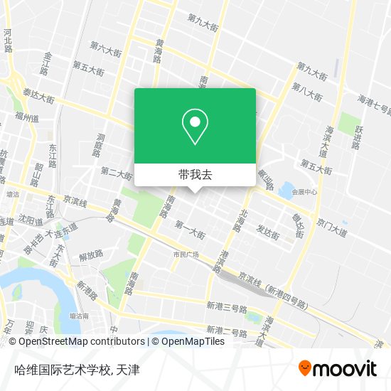 哈维国际艺术学校地图