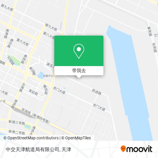 中交天津航道局有限公司地图