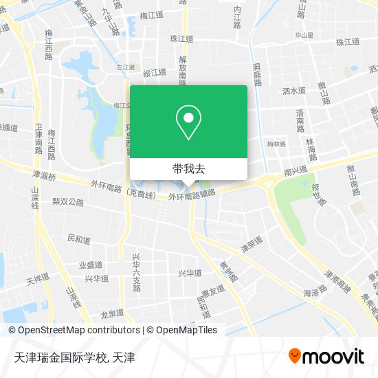 天津瑞金国际学校地图