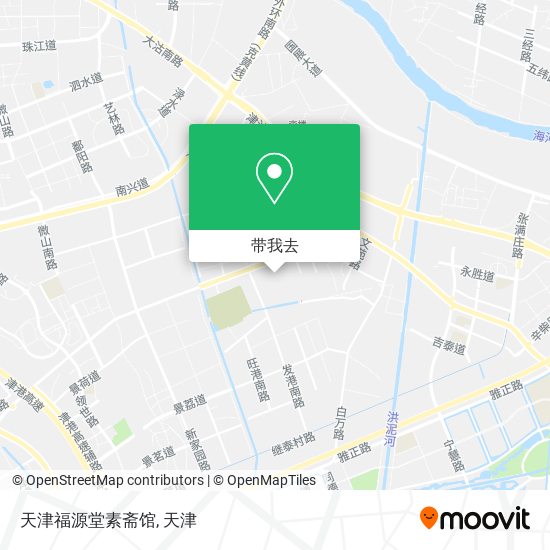 天津福源堂素斋馆地图
