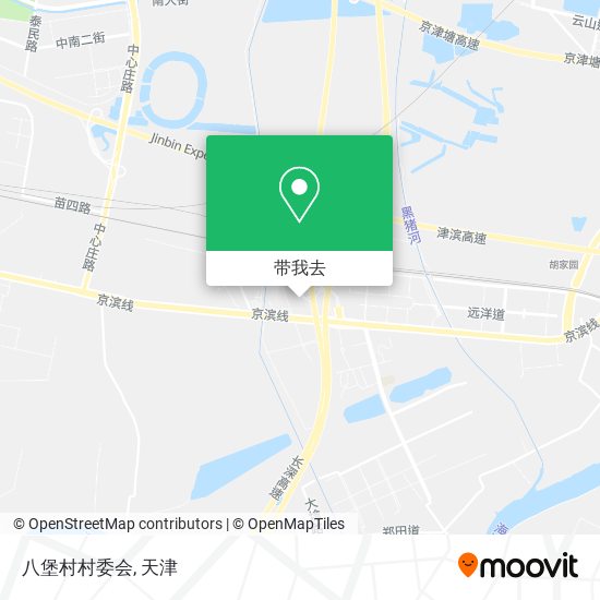 八堡村村委会地图