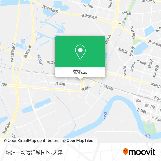 塘沽一幼远洋城园区地图