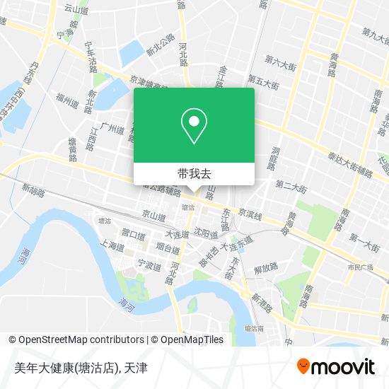 美年大健康(塘沽店)地图