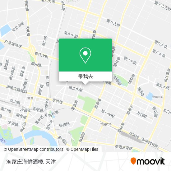渔家庄海鲜酒楼地图