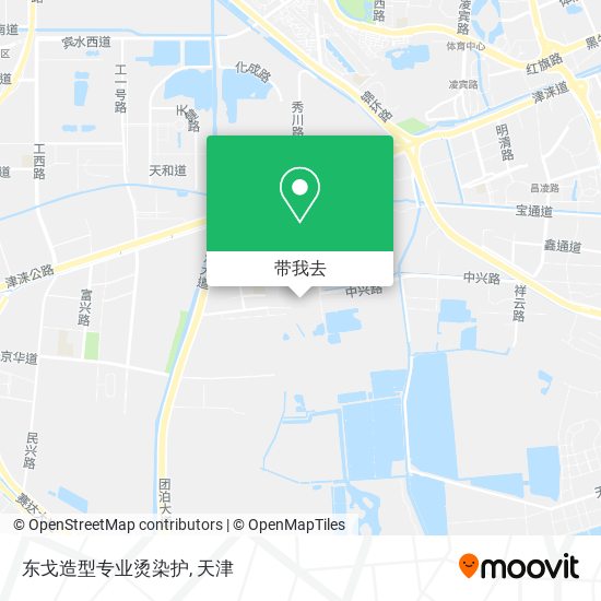 东戈造型专业烫染护地图