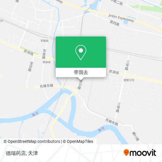 德瑞药店地图