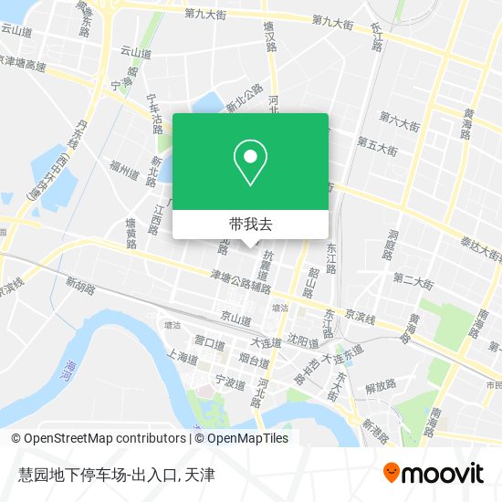 慧园地下停车场-出入口地图