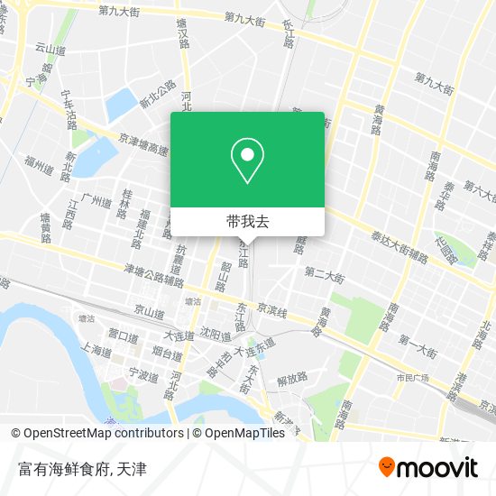 富有海鲜食府地图