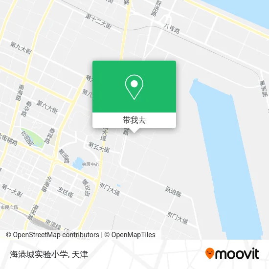海港城实验小学地图