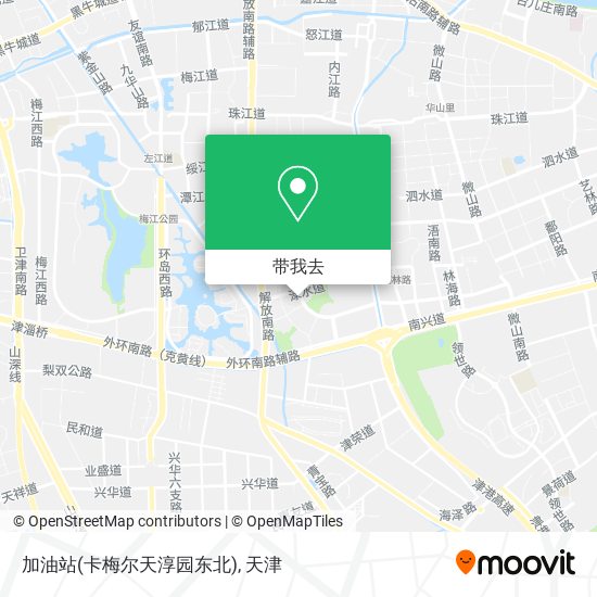 加油站(卡梅尔天淳园东北)地图