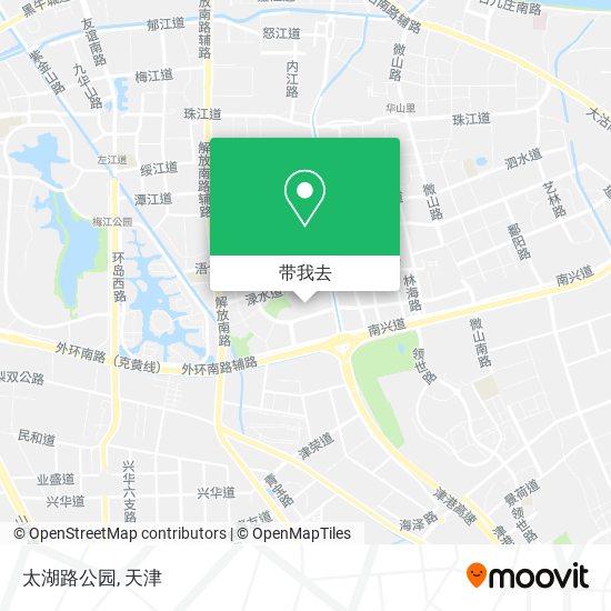 太湖路公园地图