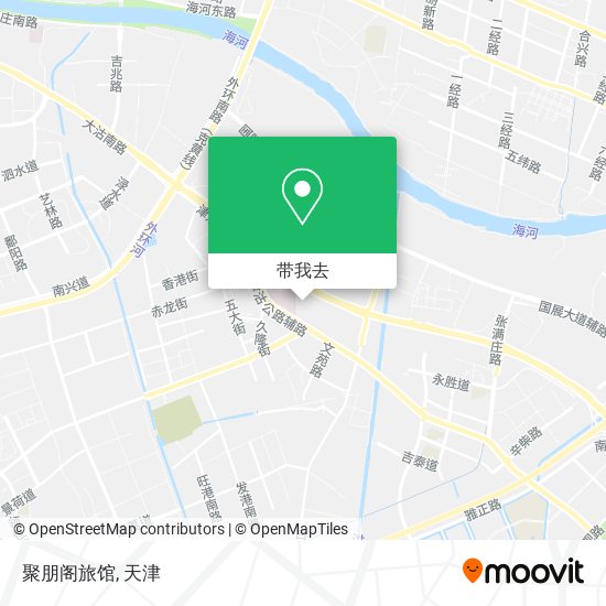 聚朋阁旅馆地图