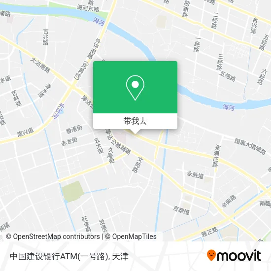 中国建设银行ATM(一号路)地图