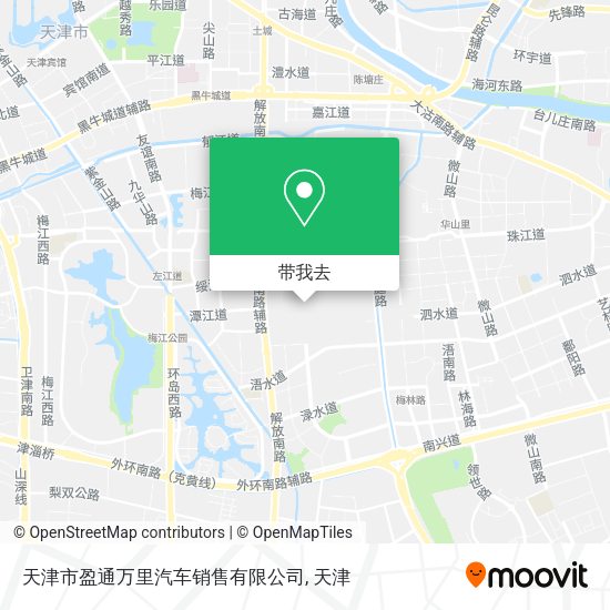 天津市盈通万里汽车销售有限公司地图