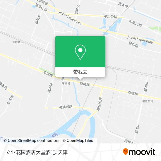 立业花园酒店大堂酒吧地图