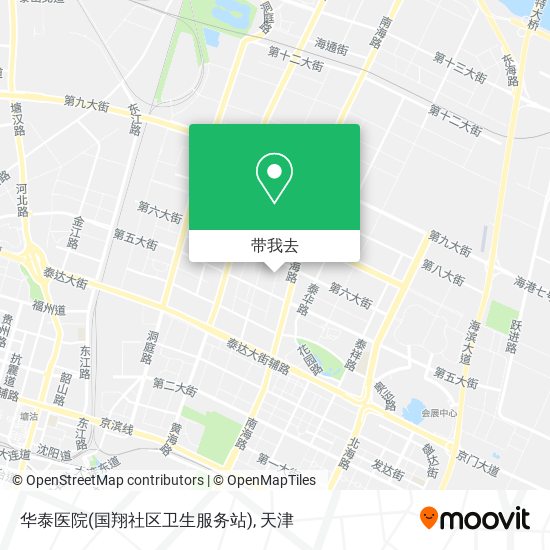 华泰医院(国翔社区卫生服务站)地图