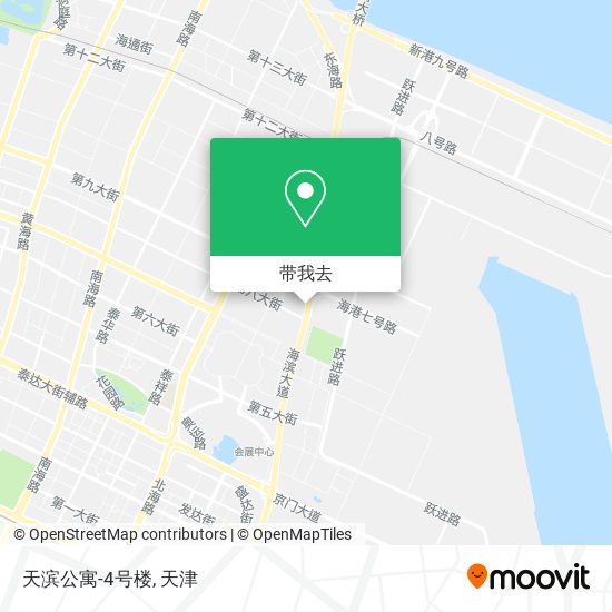 天滨公寓-4号楼地图
