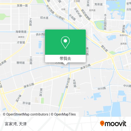 富家湾地图