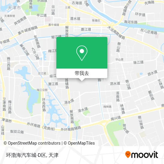 环渤海汽车城-D区地图