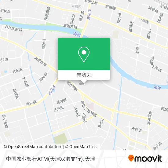 中国农业银行ATM(天津双港支行)地图