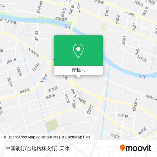 中国银行(金地格林支行)地图