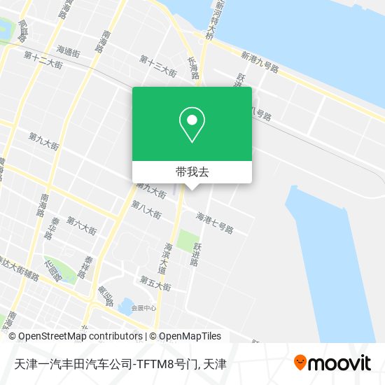 天津一汽丰田汽车公司-TFTM8号门地图