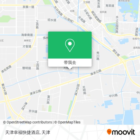 天津幸福快捷酒店地图