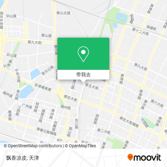 飘香凉皮地图