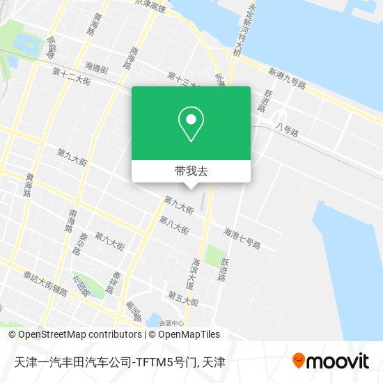天津一汽丰田汽车公司-TFTM5号门地图