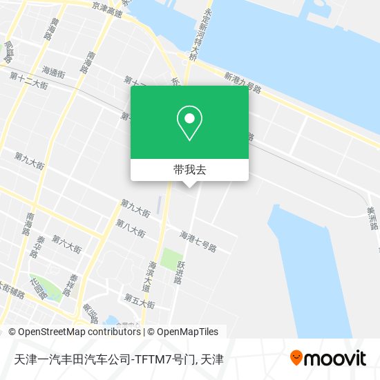 天津一汽丰田汽车公司-TFTM7号门地图