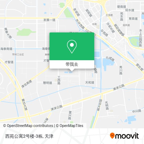 西苑公寓2号楼-3栋地图