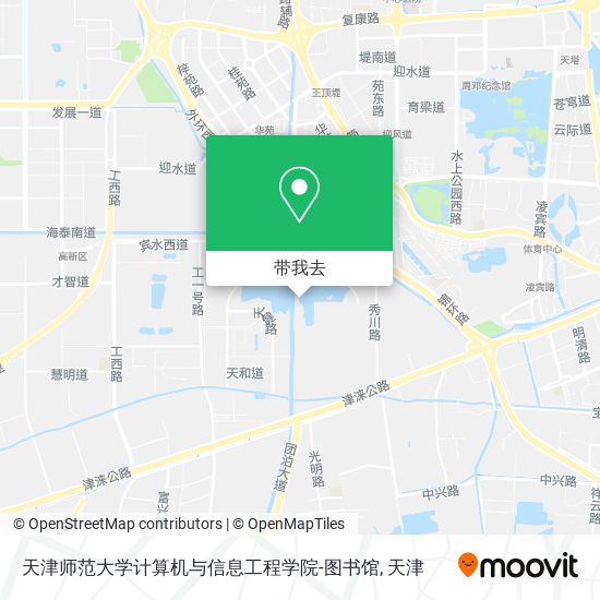 天津师范大学计算机与信息工程学院-图书馆地图