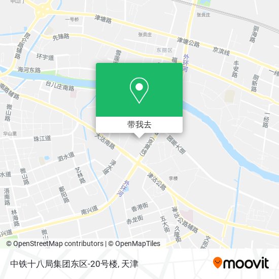 中铁十八局集团东区-20号楼地图