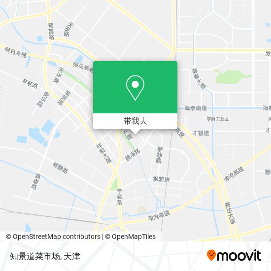知景道菜市场地图