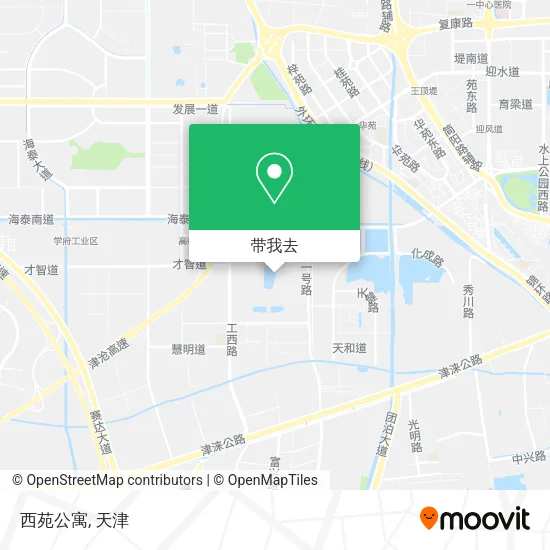 西苑公寓地图