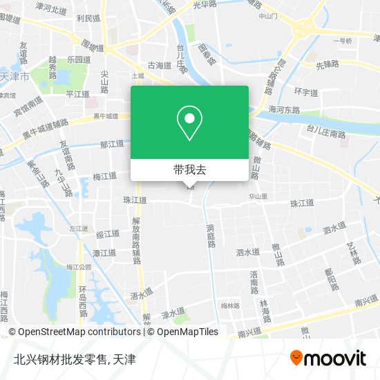北兴钢材批发零售地图