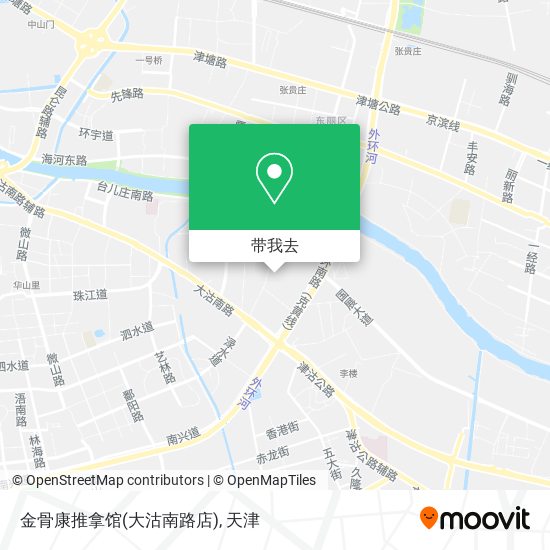 金骨康推拿馆(大沽南路店)地图