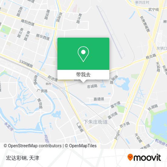 宏达彩钢地图