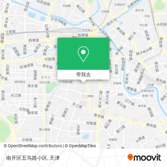 南开区五马路小区地图