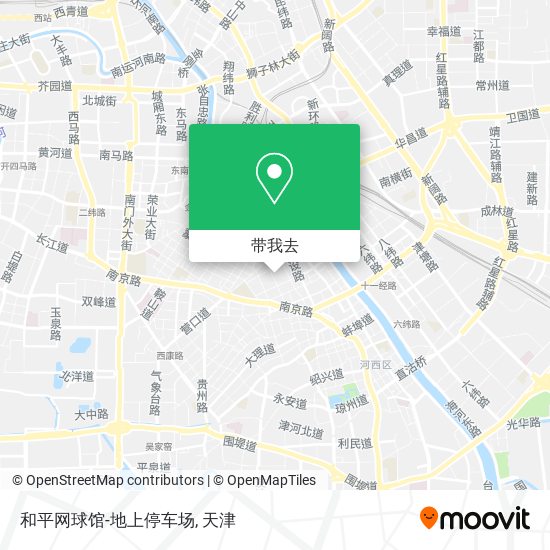 和平网球馆-地上停车场地图