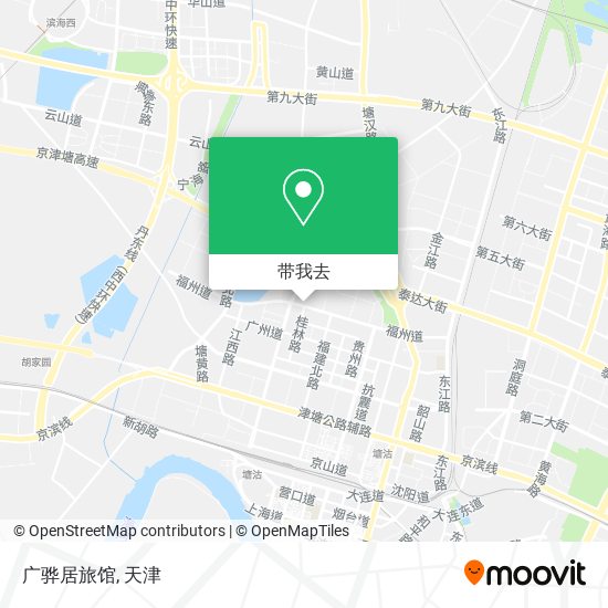 广骅居旅馆地图