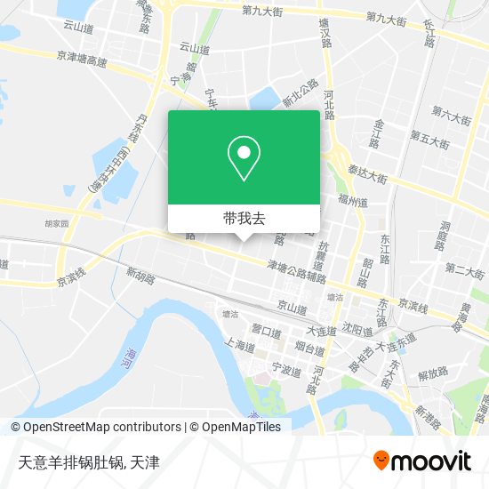 天意羊排锅肚锅地图
