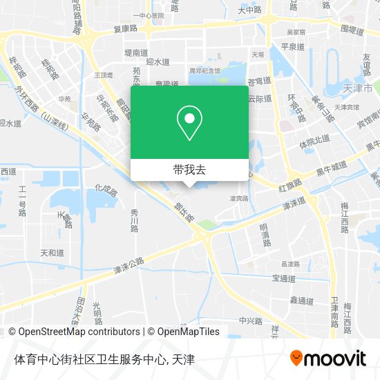 体育中心街社区卫生服务中心地图